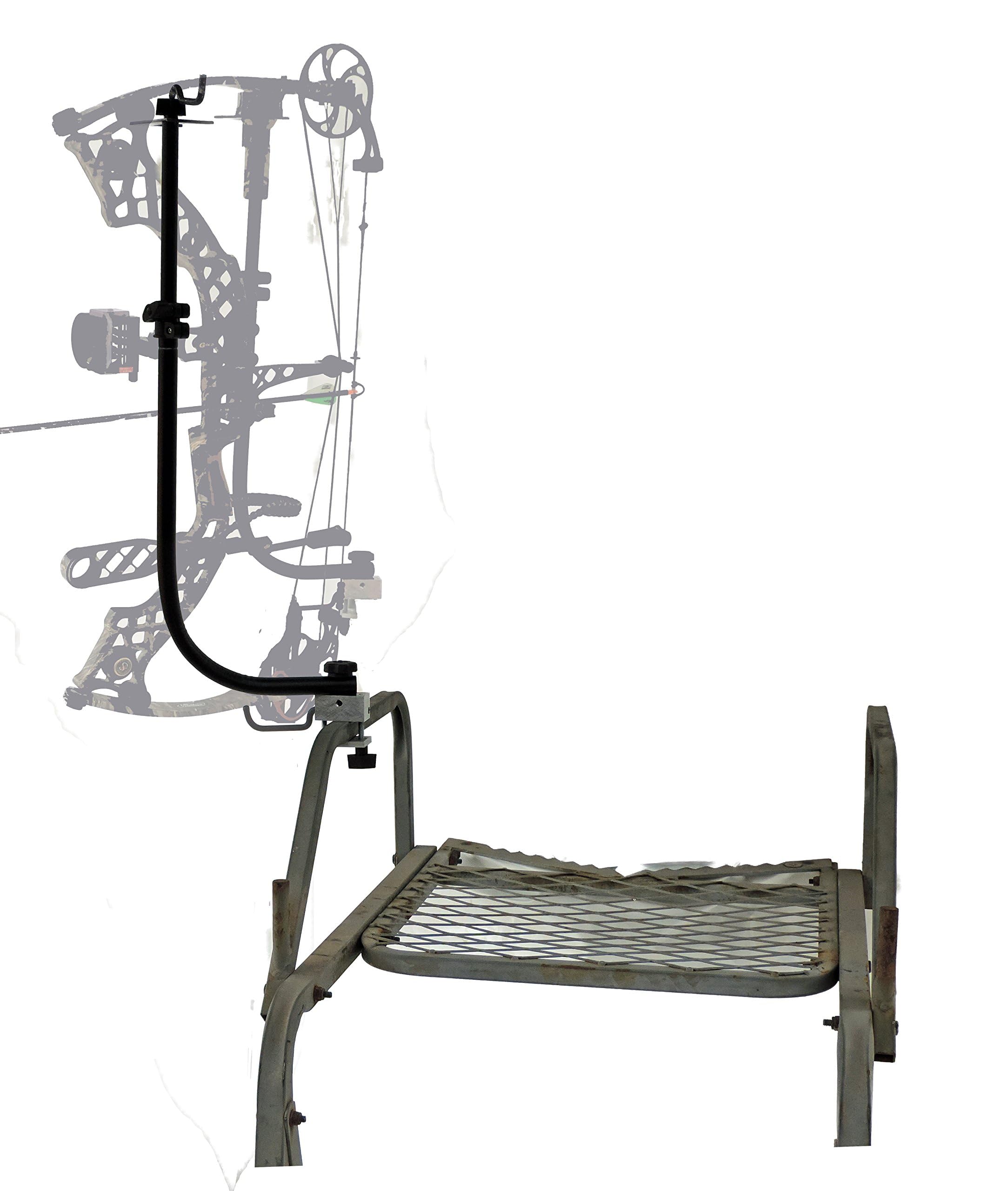 Universal Tree Stand Bow and Accessory Holder for Hunting Gear - Perfect for Archery Equipment Storage in Tree Stands, Hunting Blinds, and Outdoor Adventures