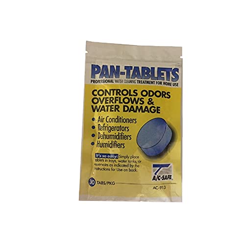 AC Safe Air Conditioner Pan Cleaner Tablets - 360 Tablets (12 Packs of 30) | Prevent Mold & Odor | Ideal for HVAC Units, Window ACs & Portable Air Conditioners