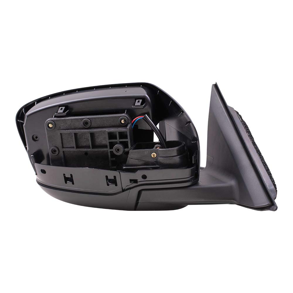 2014-2020 Nissan Rogue Power Side Mirror Set - Driver Left & Passenger Right Replacement, Black Paint-to-Match, Non-Heated (No Signal/Camera) - Perfect for Parking Safety & Urban Driving