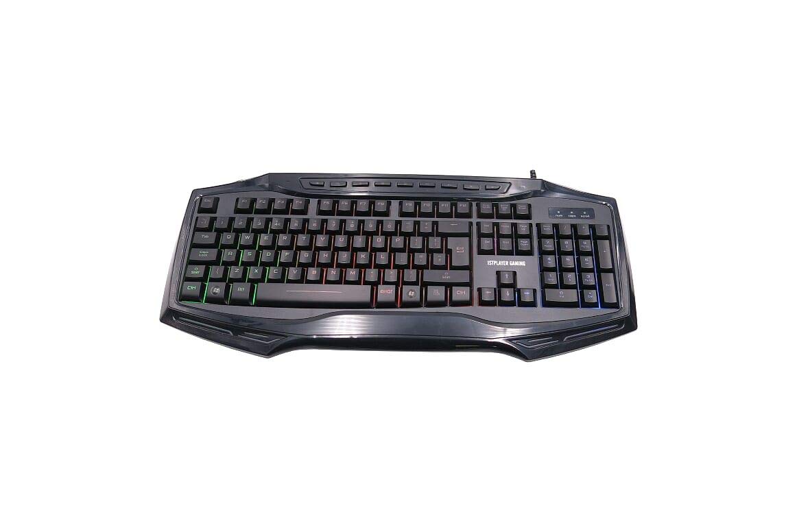 1st Player RGB Backlit Gaming Keyboard, Mouse, and Mouse Pad Combo Set - Perfect for PC, PS4, Xbox Gaming & Office Work