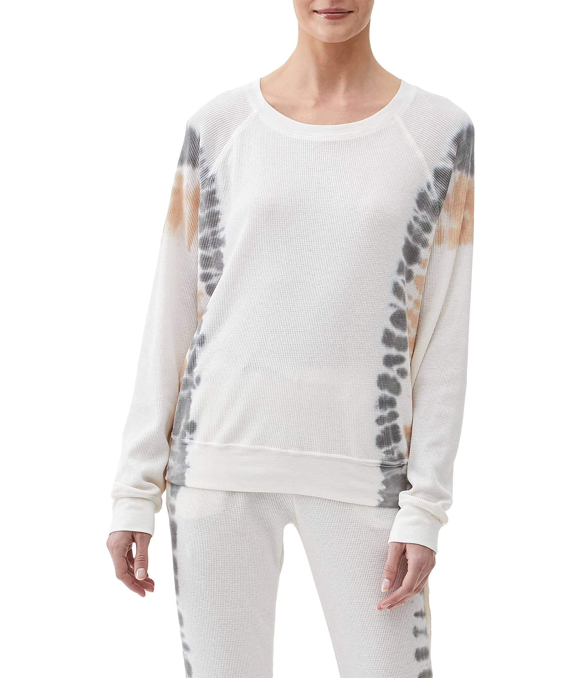 Michael Stars Mira Raglan Pullover Thermal Sweatshirt for Women - Soft Fleece Long Sleeve Winter Top | Cozy Casual Loungewear & Cold Weather Wear | Perfect for Work from Home, Office, Yoga, Running, Travel & Outdoor Activities | Great for Coffee Dates, Date Nights & Fireplace Relaxation | Ideal for Winter Layering, Weekend Errands & Cozy Evenings at Home | Versatile for Daily Wear, Gym, Shopping & Holiday Gatherings