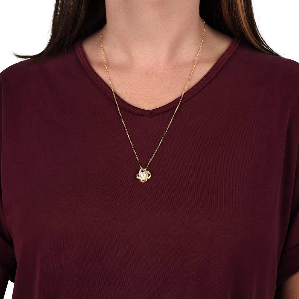 14K White Gold & 18K Yellow Gold Necklace for Granddaughter - Elegant Grandma Gift for Birthday, Wedding, Graduation & Back to School | Comes with Gift Box & Message Card | Perfect for Special Occasions & Heartfelt Moments