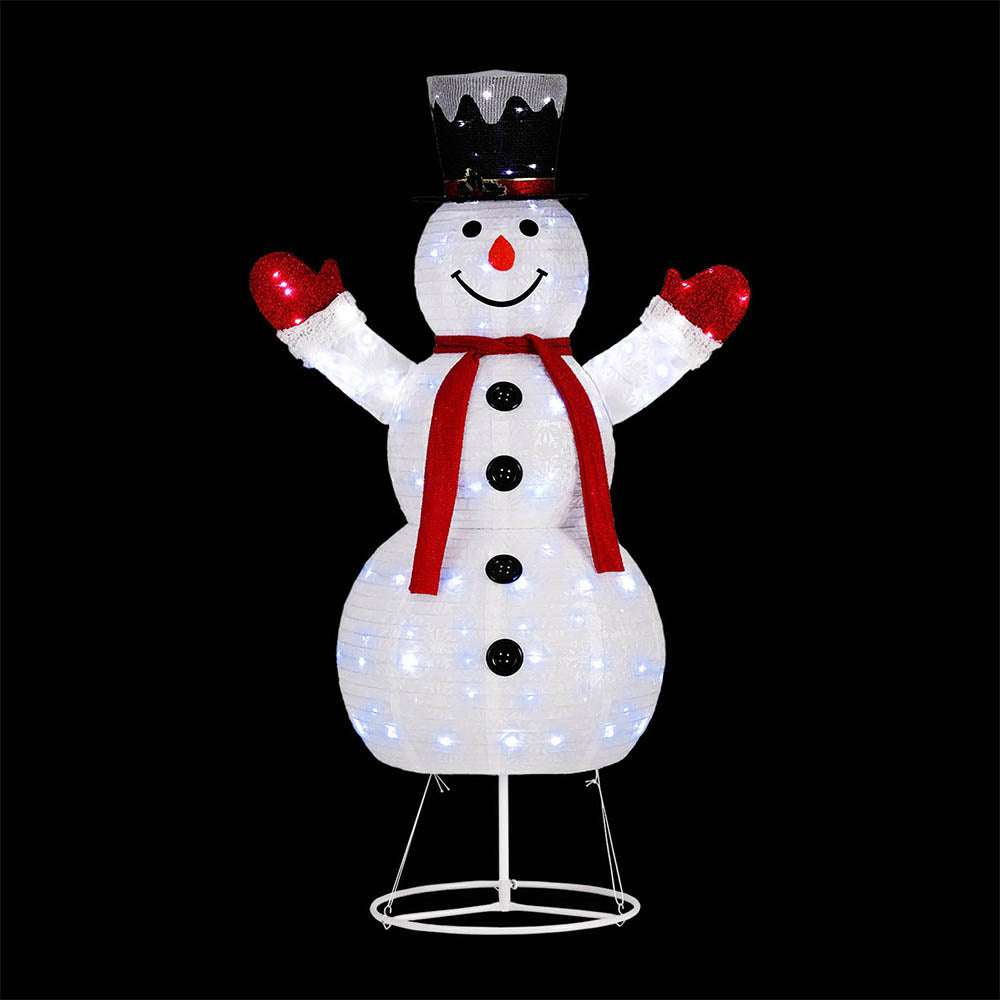 1.7M Christmas Lights - 200 LED Fairy String Lights with Snowman Decorations for Holiday & Winter Decor - Perfect for Indoor/Outdoor Tree, Yard, and Home Decoration