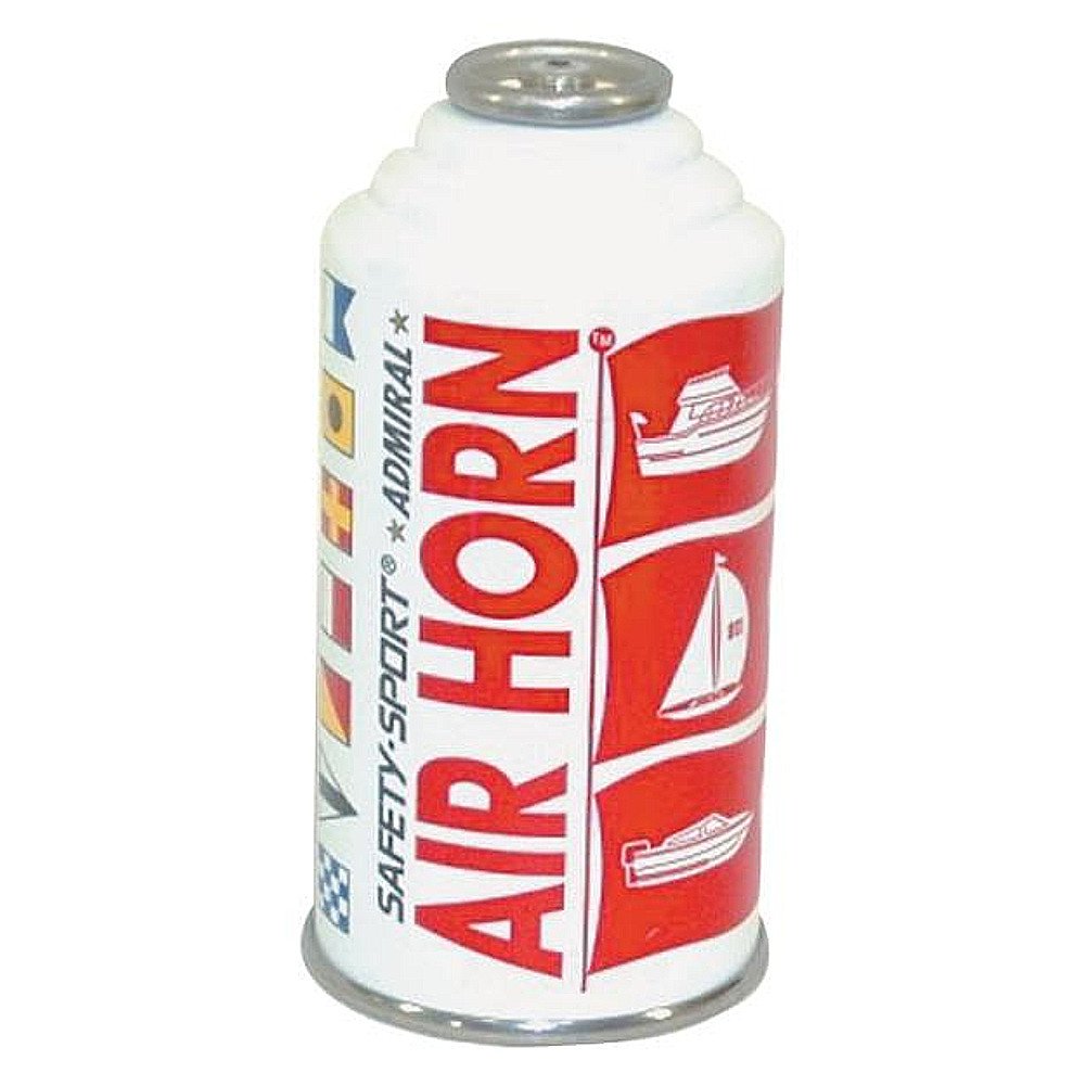 8oz Marine Air Horn Refill Can - Loud Boat, Truck & Emergency Safety Horn Replacement - Perfect for Boating, Camping & Outdoor Alerts