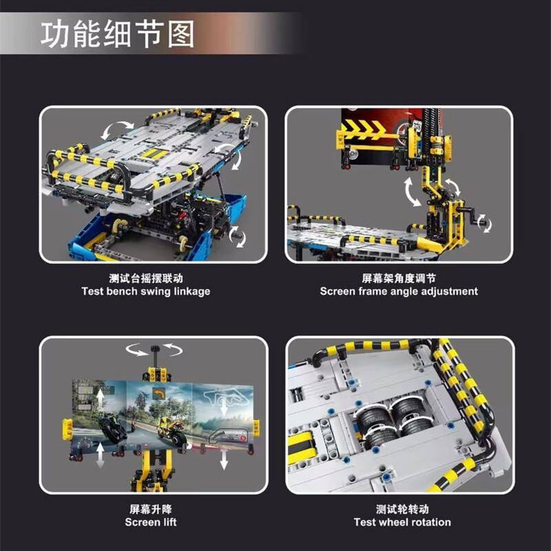 TGL T2016 Motorcycle Diagnostic Test Bench - Professional Motorcycle Repair Tool for Engine Tuning & Performance Testing (Workshop/Garage Use)