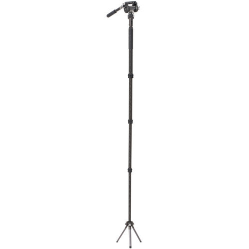 Benro Kingpod CF 2 Series 4-Section Carbon Fiber Tripod with FS36PRO Hybrid Head - Professional Photography & Videography Support for Outdoor Shooting