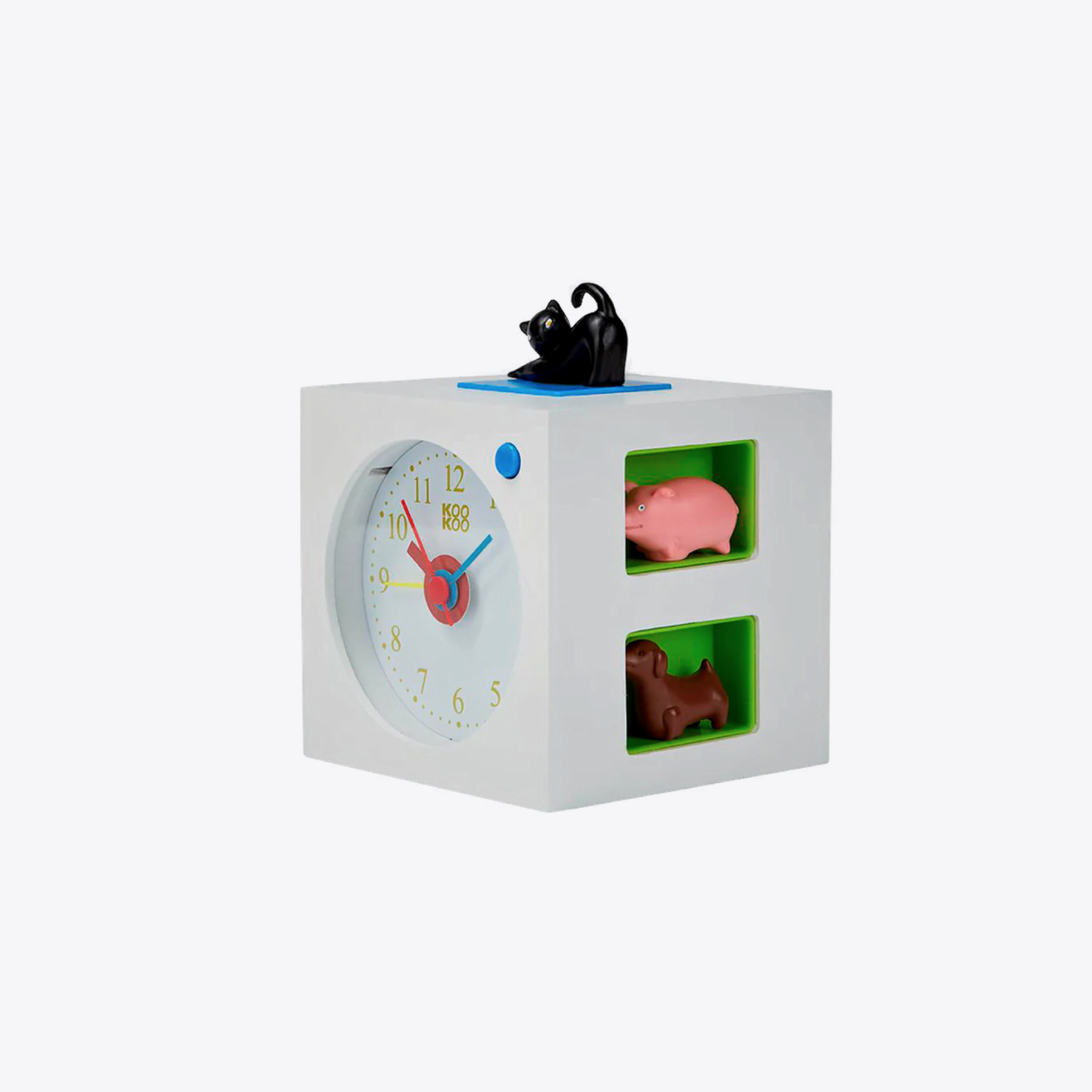 Koo Koo Kids Alarm Clock - White | Night Light & Sleep Trainer for Children's Bedrooms | Perfect for Bedtime, Nap Time & Morning Wake-Up Routine