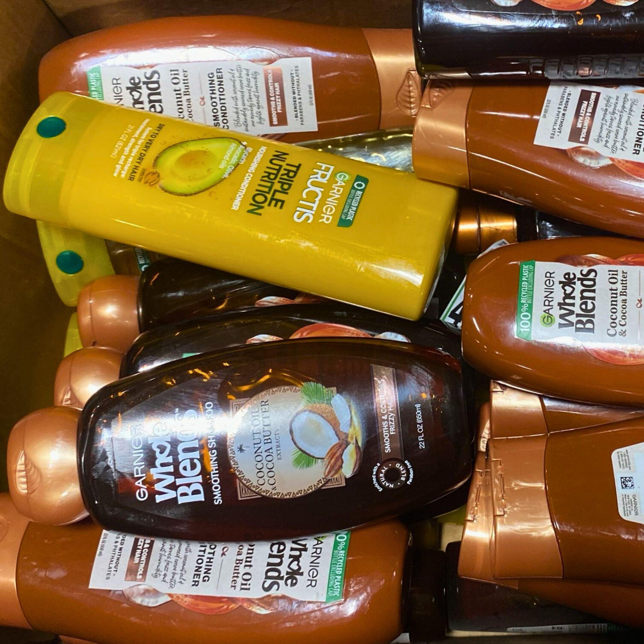 Garnier Hair Care Bundle - Shampoo & Conditioner Set (50 Pcs) for Daily Hair Wash & Salon-Quality Results at Home