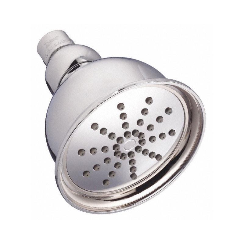 Danze Chrome Bell-Shaped Spoke Pattern Traditional Shower Head 2.0 GPM - Elegant Bathroom Upgrade for Spa-Like Experience
