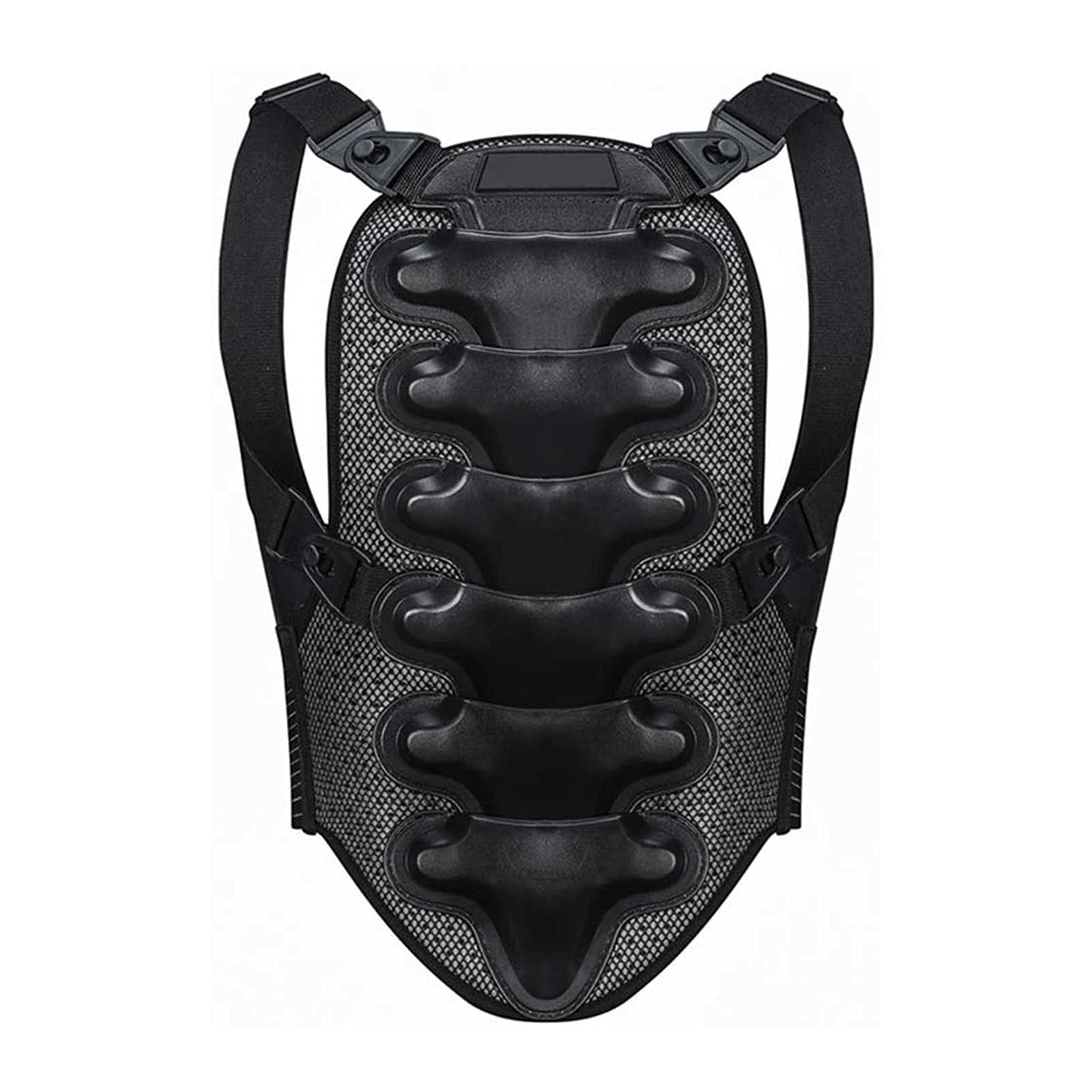 Dirt Bike Body Armor Vest - Chest & Spine Protector for Motocross, Skiing, Snowboarding - Hard Plastic Protective Gear (Size Small) | Ideal for Off-Road Riding & Winter Sports Safety
