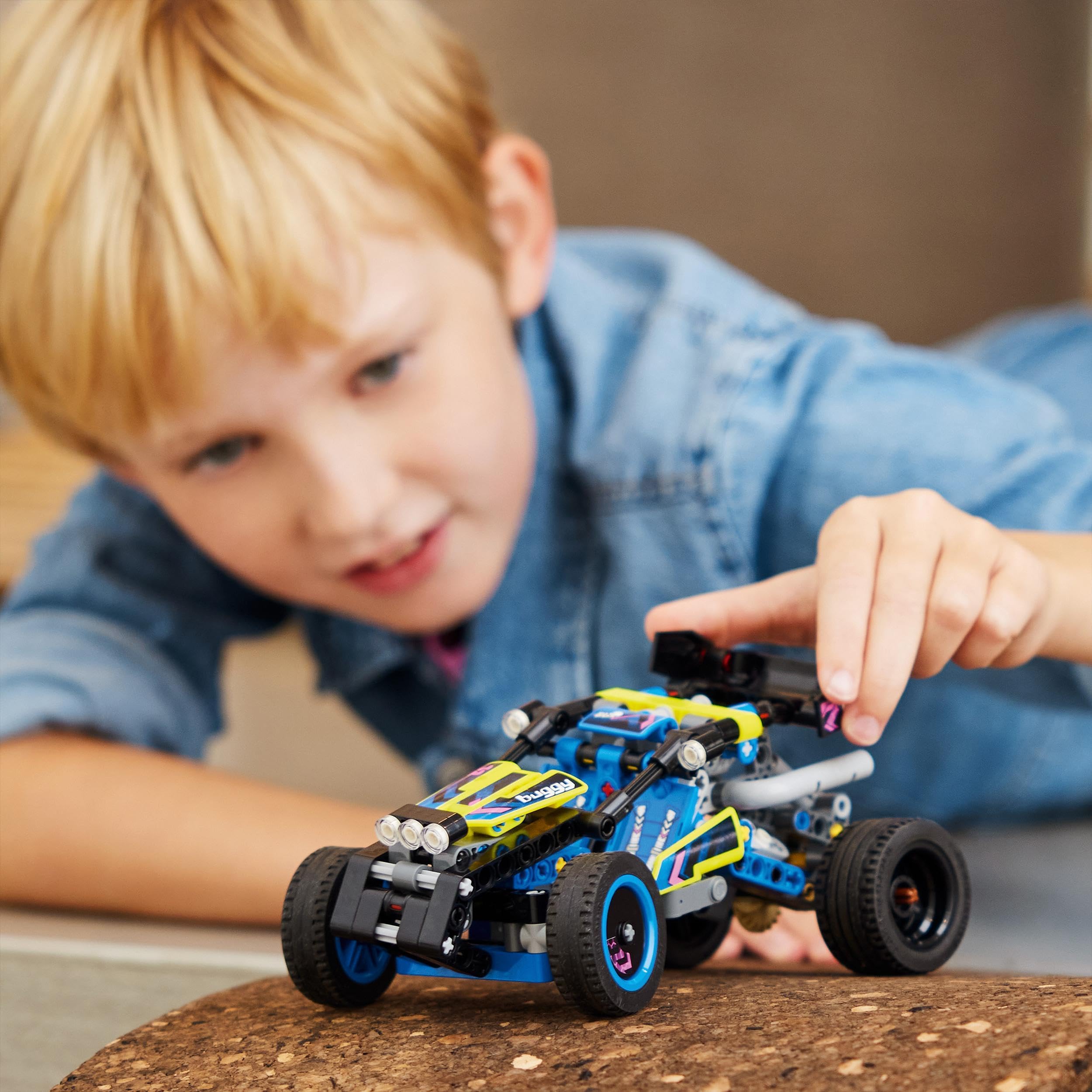 LEGO Technic Off-Road Buggy Rally Racer, 2-in-1 Model Car Building Kit for Kids Ages 8+, STEM Toy Gift for Boys & Girls - Perfect for Racing Adventures & Creative Play