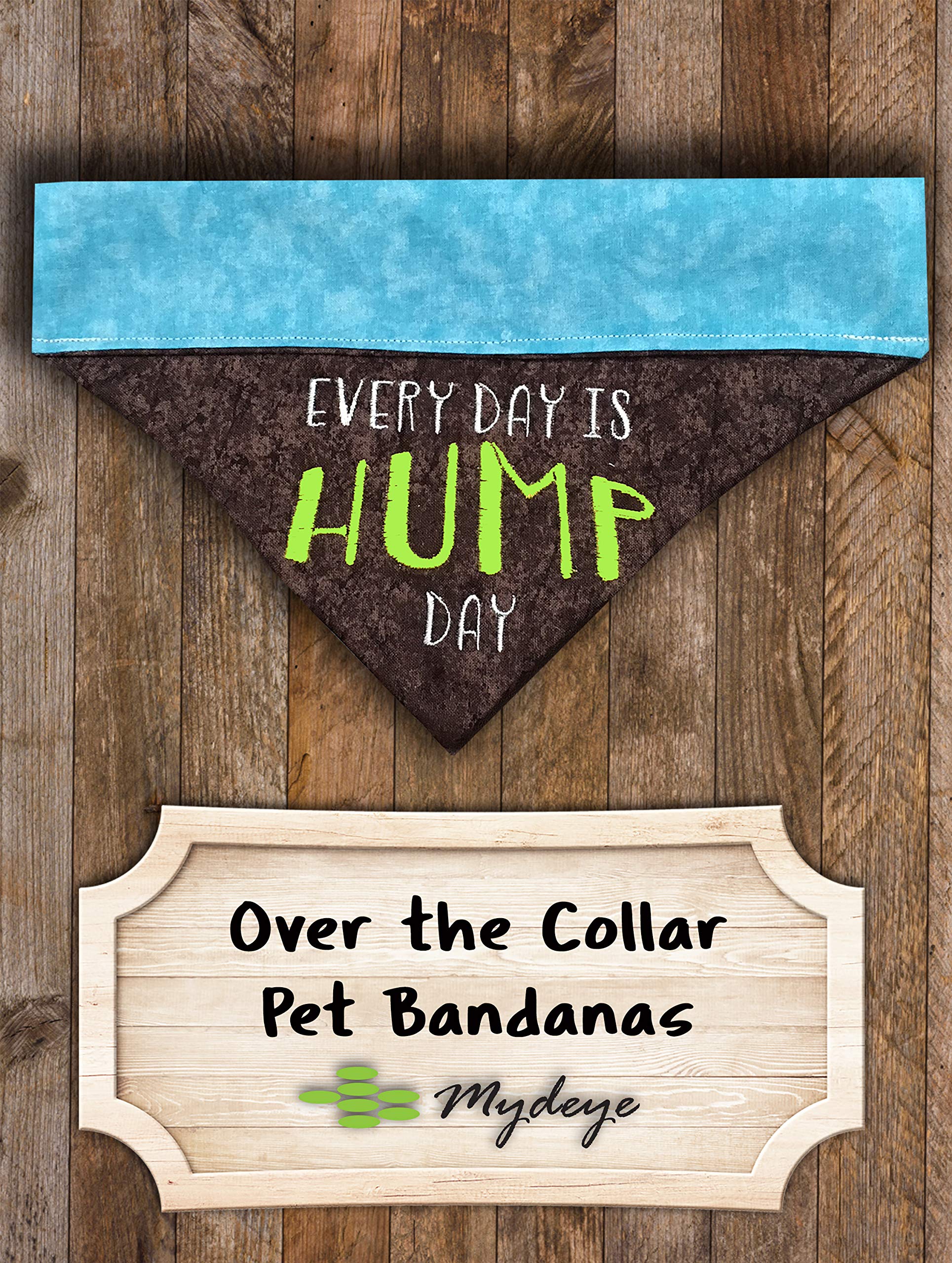 Personalized Embroidered Dog Bandana - Over the Collar Hump Day Design for All Dog Sizes | Perfect for Daily Walks, Pet Photos & Special Occasions