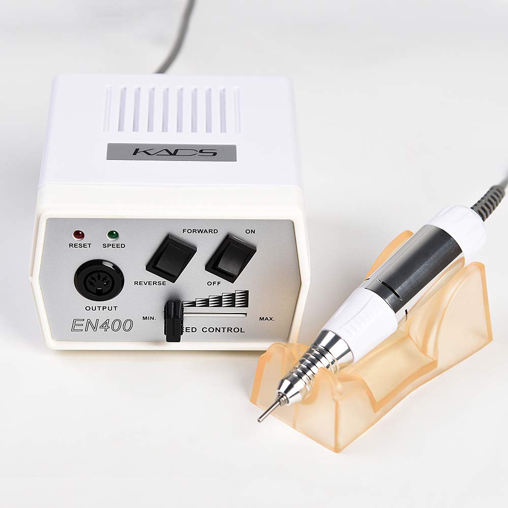 KADS 30000RPM Electric Nail Drill Machine for Manicure & Pedicure - Professional Nail Art Equipment with Pink Design, Compatible with 3/32