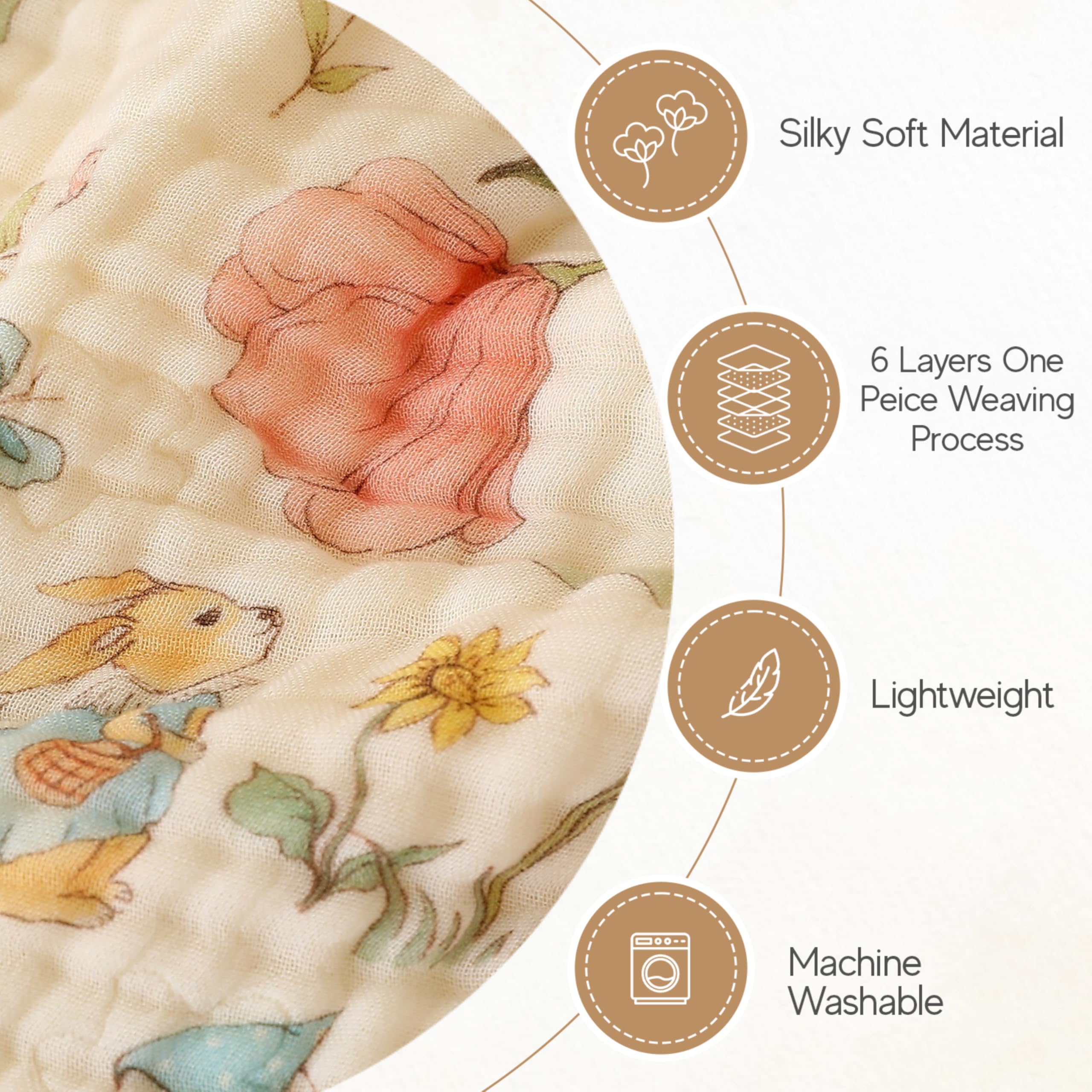 Premium Ultra-Soft Muslin Baby Towel 32