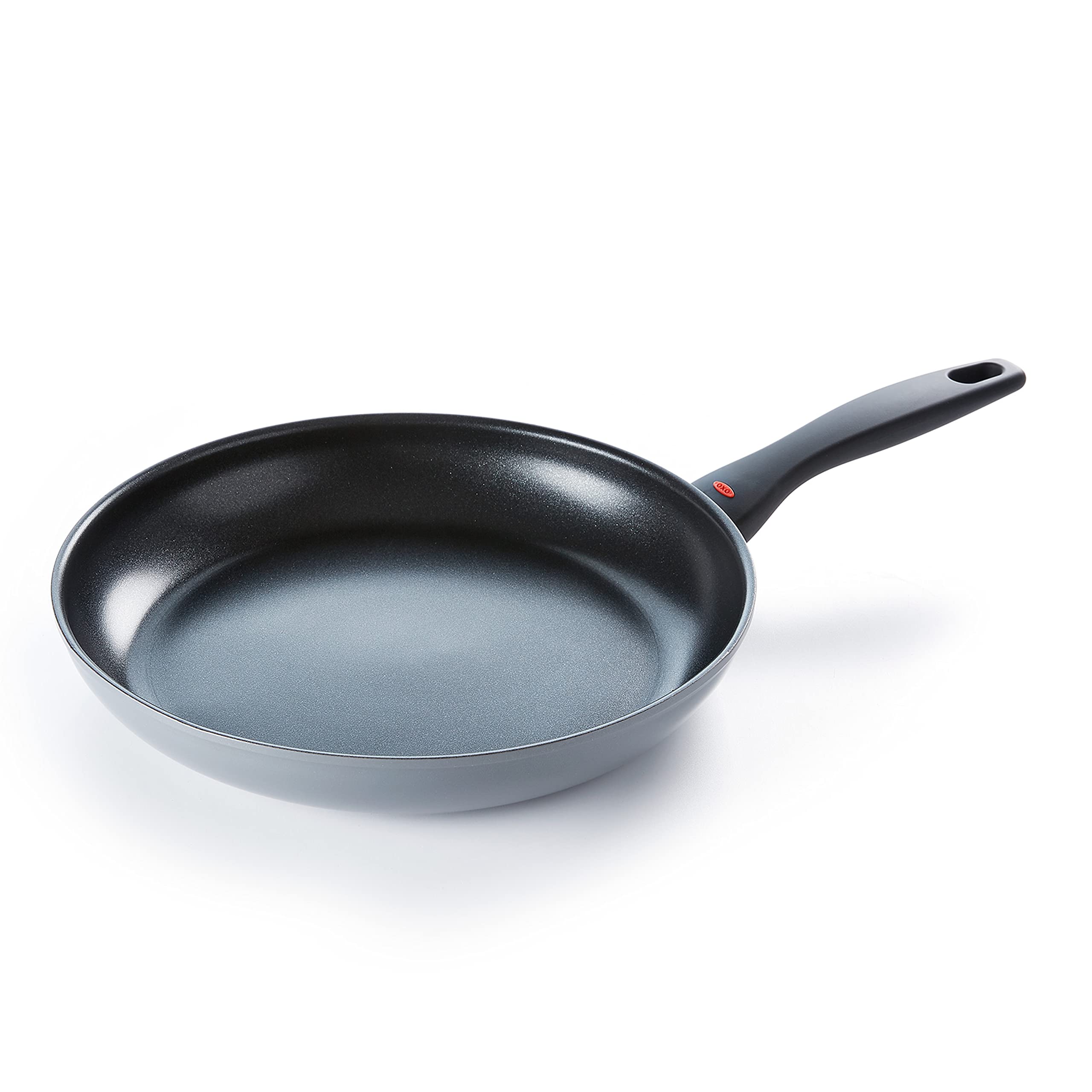 OXO Softworks 28cm Hard Anodized Nonstick Frying Pan - 3-Layer German Engineered Coating, Stainless Steel Handle, Induction & Oven Safe (180°C), Dishwasher Safe - Perfect for Searing, Frying & Sauteing in Professional & Home Kitchens