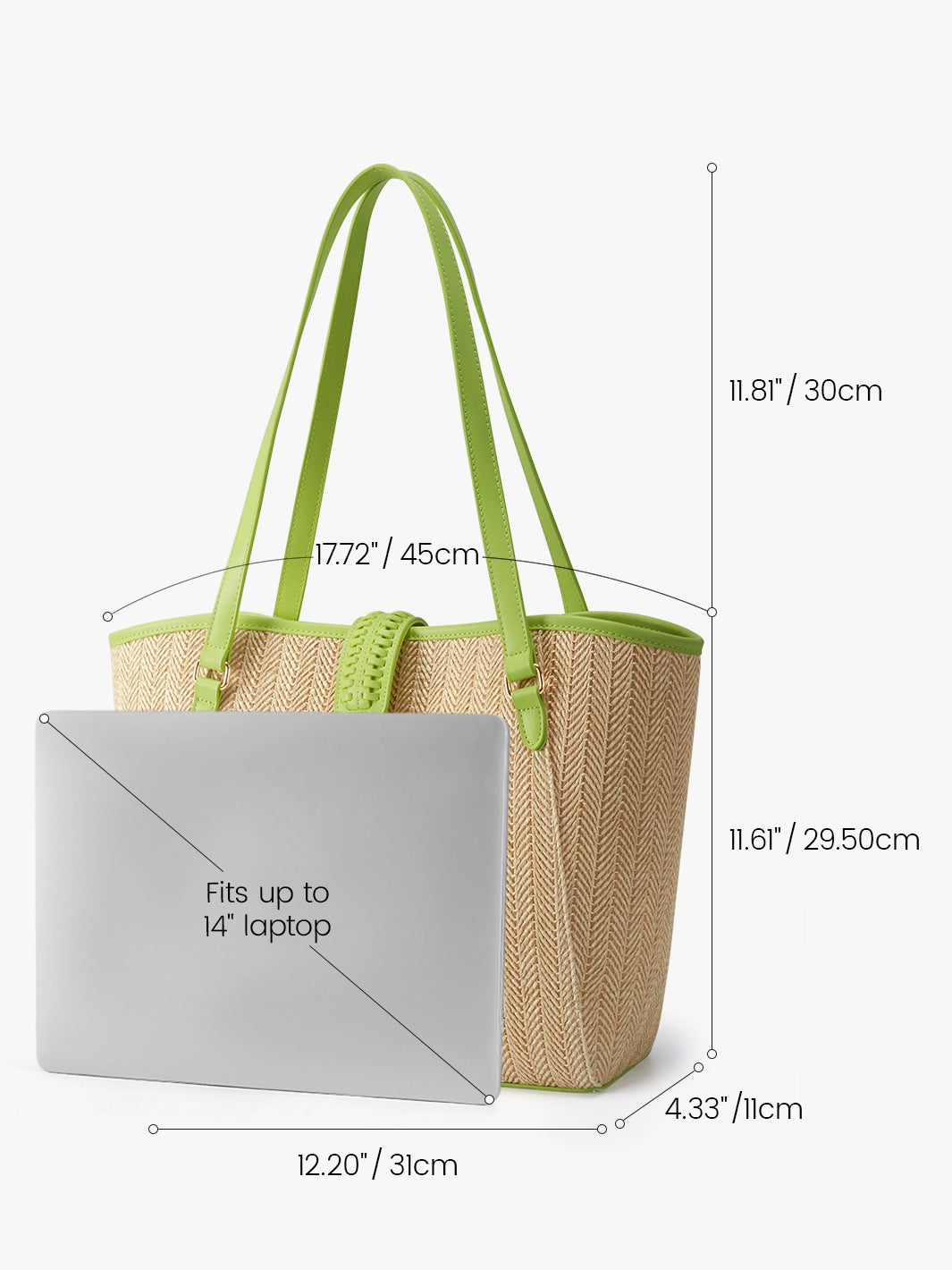 Stylish Marina Raffia Straw Tote Bag for Women - Eco-Friendly Beach Bag, Summer Shopping & Travel Accessory - Perfect for Pool Parties, Vacations & Daily Use