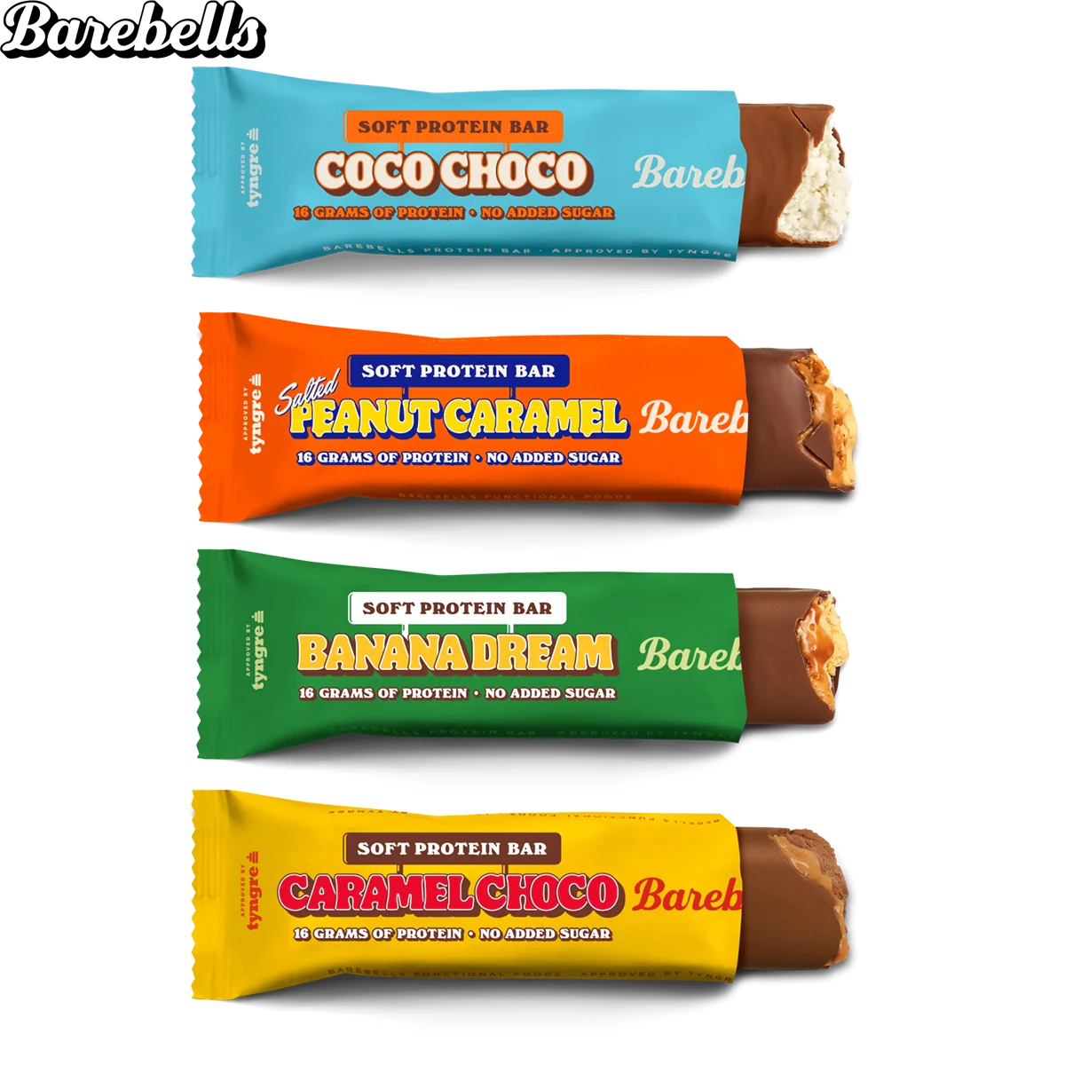 Barebells High Protein Soft Bar - 12 Pack (55g Each) | Low Sugar, Gluten Free Snack for Workout Recovery, Weight Loss & On-the-Go Energy