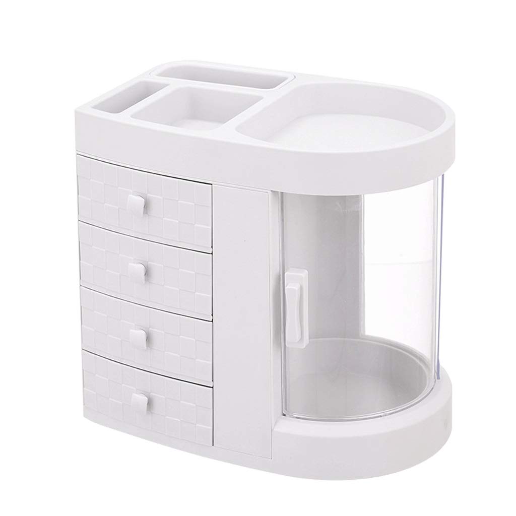Desktop Makeup Organizer - Cosmetic Storage Box for Jewelry & Skincare | Dorm & Home Use
