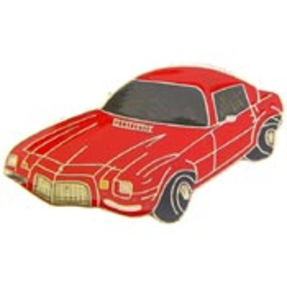 Camaro Red 1 Inch Car Pin - Vintage Muscle Car Enamel Lapel Pin - Perfect for Car Enthusiasts, Collectors, and Gifts (Ideal for Jackets, Hats, Bags & Car Shows)