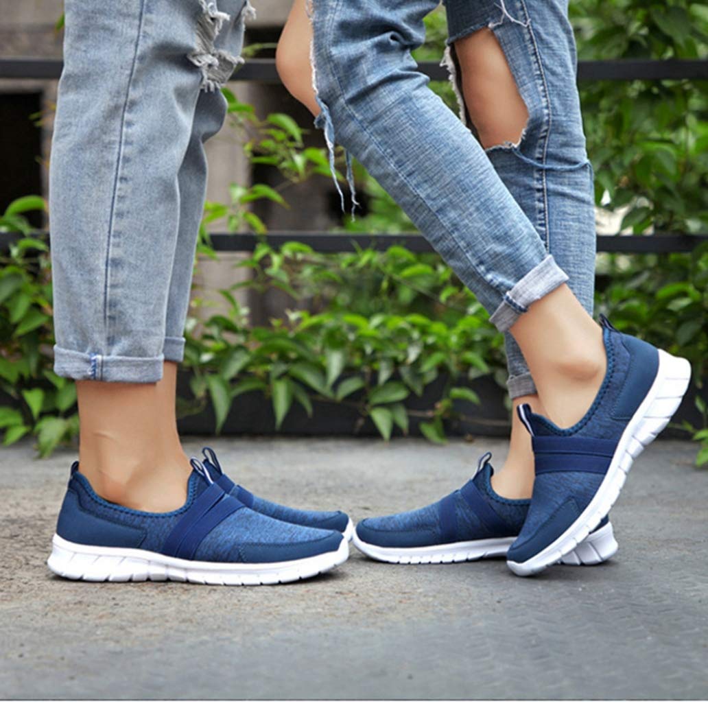 Women's Comfortable Slip-On Walking Sneakers - Breathable Casual Loafers for Ladies | Fashionable & Lightweight Flats for Work, Travel & Everyday Wear