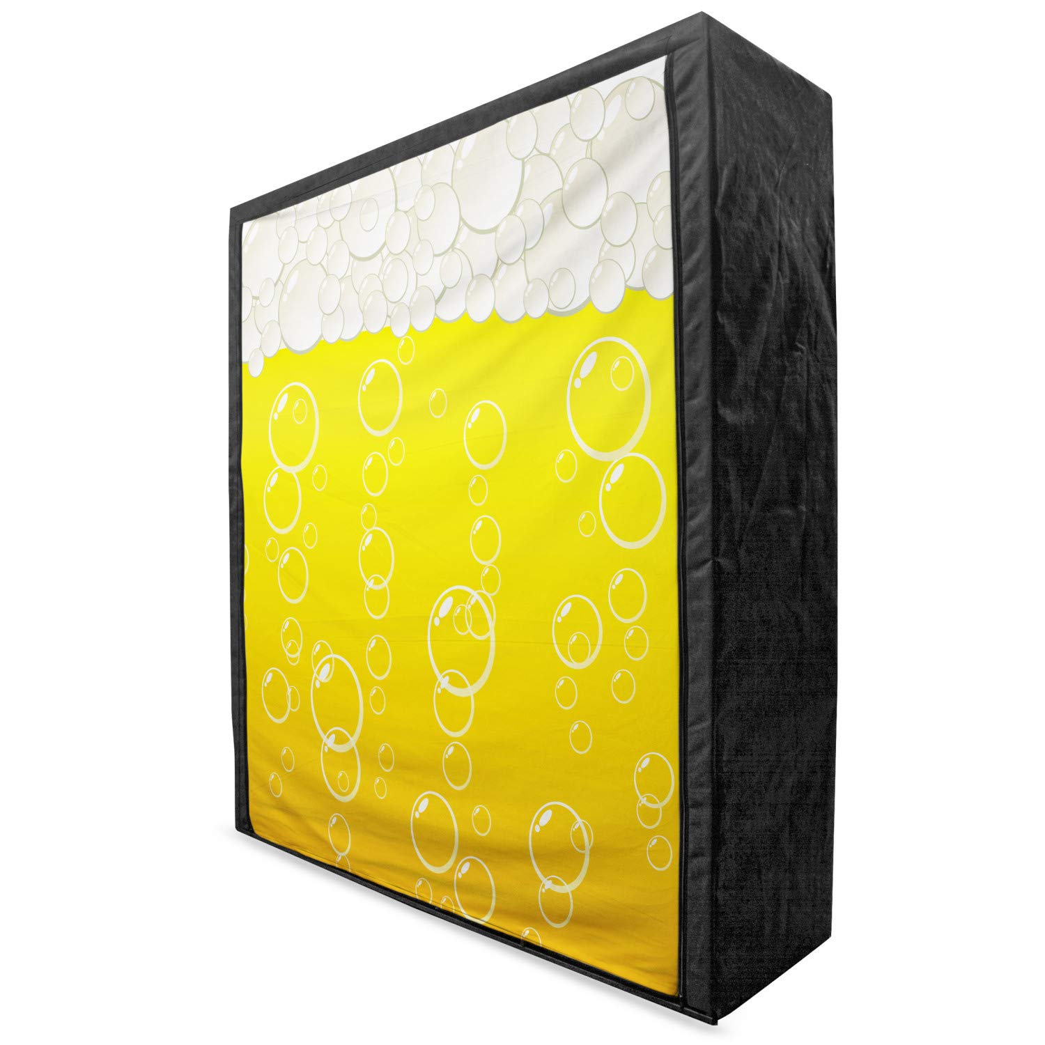 Ambesonne Abstract Portable Fabric Wardrobe with Shelves - 59