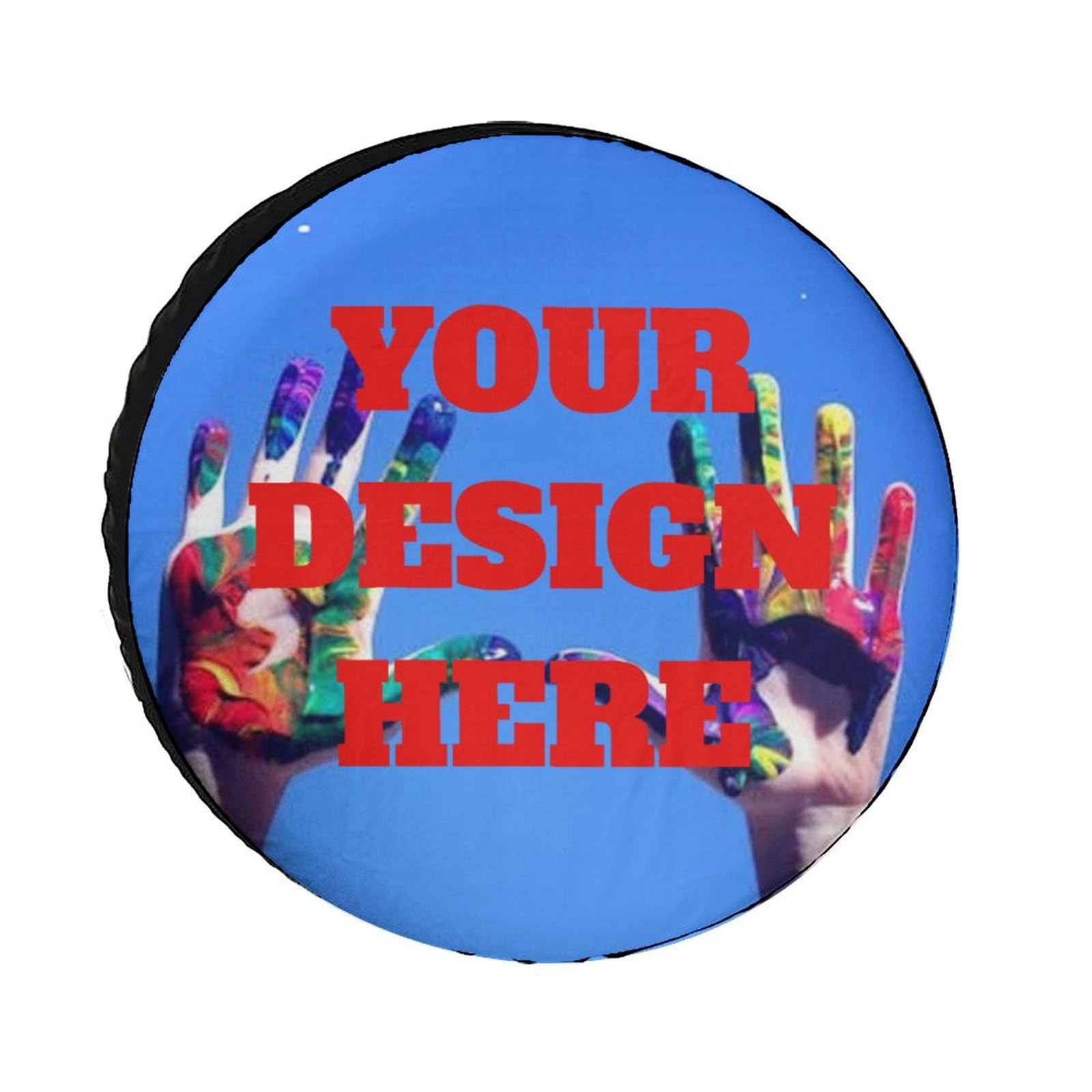 Custom Waterproof Dust-Proof Spare Tire Cover 28 Inch - Universal Fit for Trucks, SUVs & RVs - Personalized Wheel Protector for Outdoor Adventures & Road Trips
