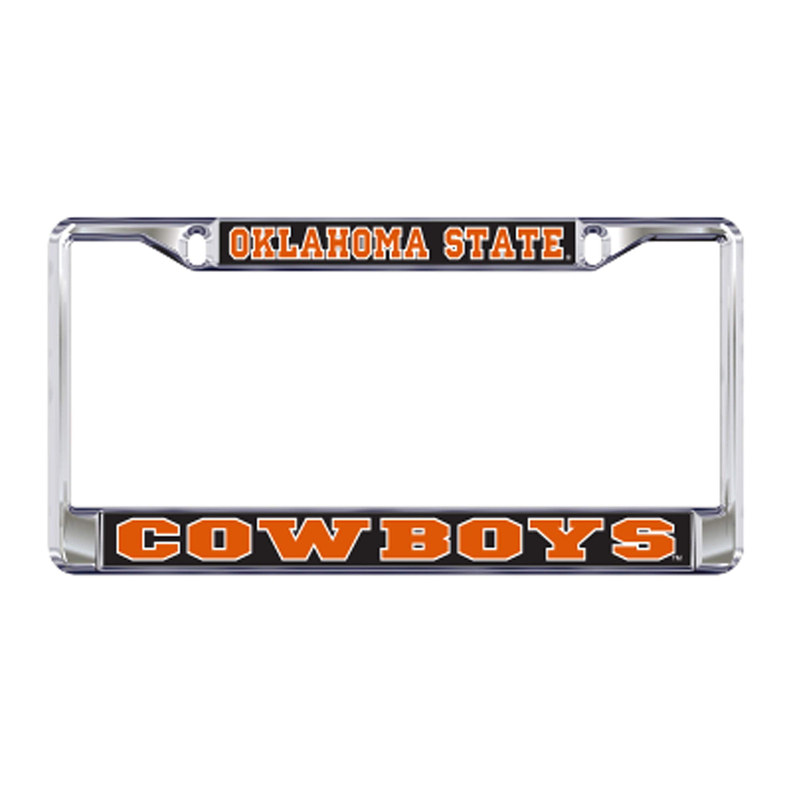 Oklahoma State OSU Cowboys Metal License Plate Frame - DOMED Design (21565) - Perfect for Car, Truck, or Motorcycle Enthusiasts & Alumni Pride