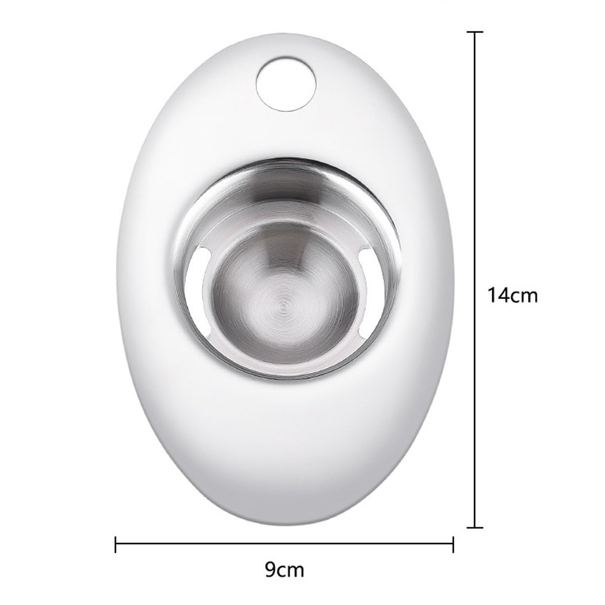 Premium 304 Stainless Steel Egg Separator - Kitchen Tool for Separating Egg Yolks & Whites | Perfect for Baking, Cooking, Cake Decorating & Healthy Breakfast Prep