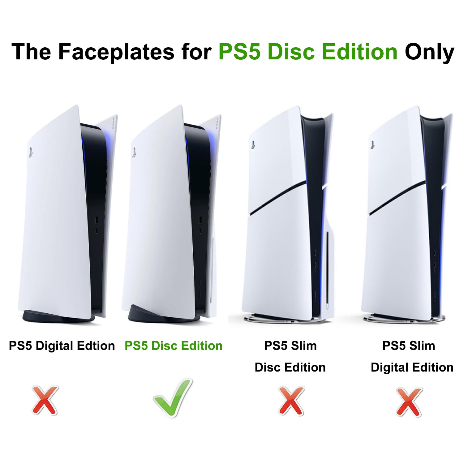 PS5 Standard Disc Edition Faceplates - Spider-Man Themed ABS Replacement Shell Cover for PS5 Disc Console (Black & Red) | Premium Super Hero Design | Perfect for Gaming Setups & Collector Displays