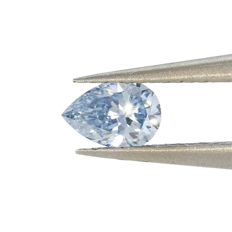 1.205 CT Pear Cut Light Blue VVS1 HPHT Lab Grown Diamond - Loose Stone for Engagement Rings & Jewelry Making | CADERMAY Certified