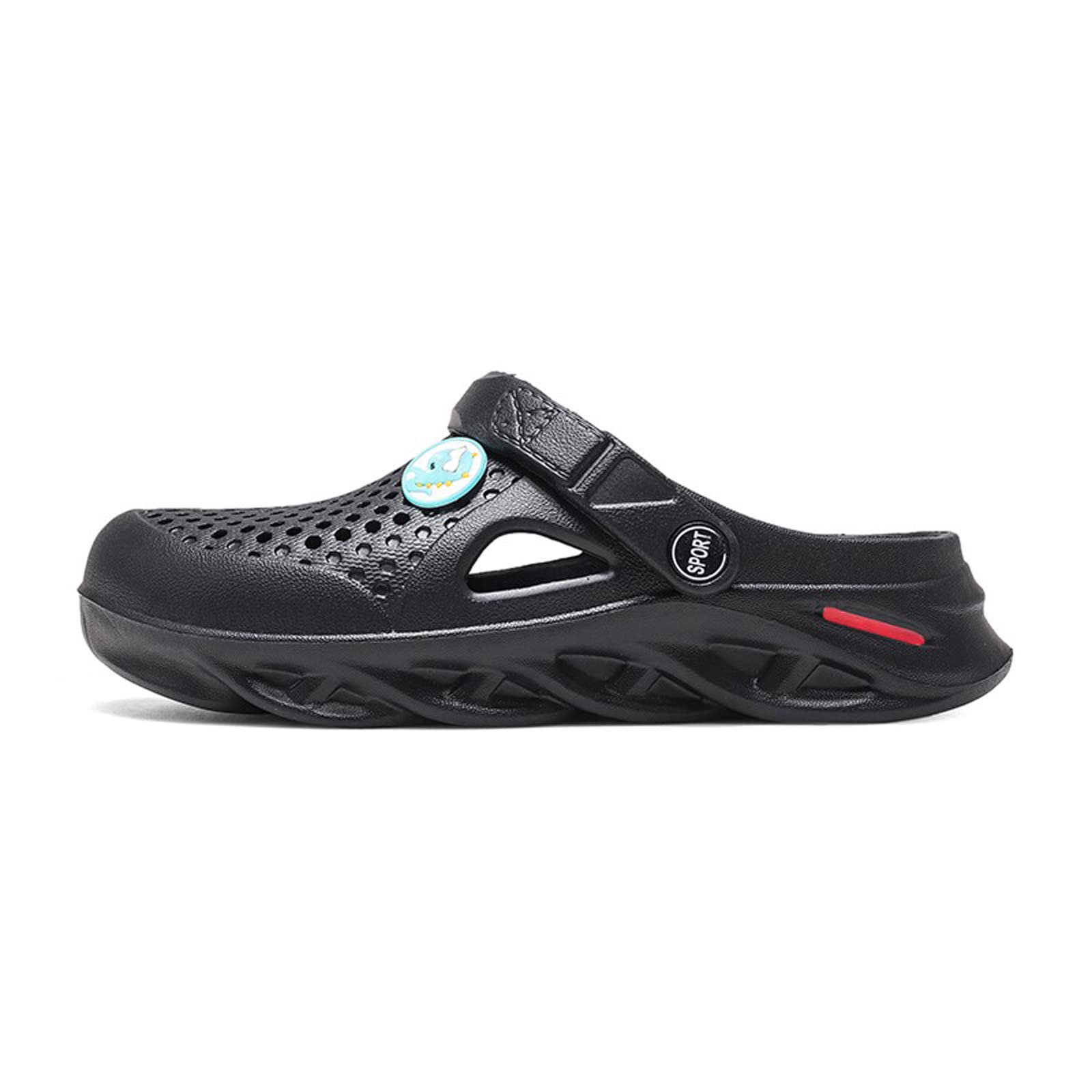 **SECHRITE Men's Slip-On Rubber Clogs - Comfortable Water Shoes for Summer, Gardening, Beach & Outdoor Activities**
