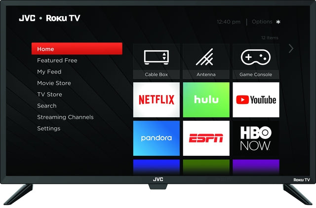 JVC 43 Inch Full HD 1080p Roku Smart LED TV (LT-43MAW588) - Perfect for Living Room, Bedroom & Home Entertainment