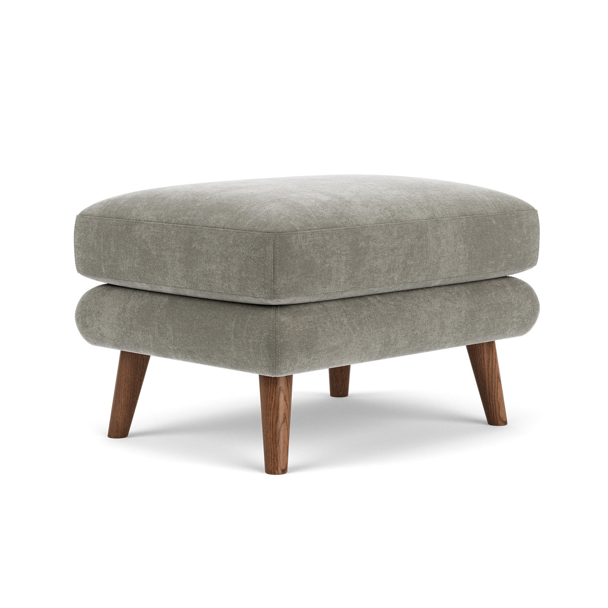 George Fabric Ottoman - Stylish and Comfortable Footrest, Storage Bench for Living Room, Bedroom, or Office - Perfect for Relaxing, Extra Seating & Home Organization
