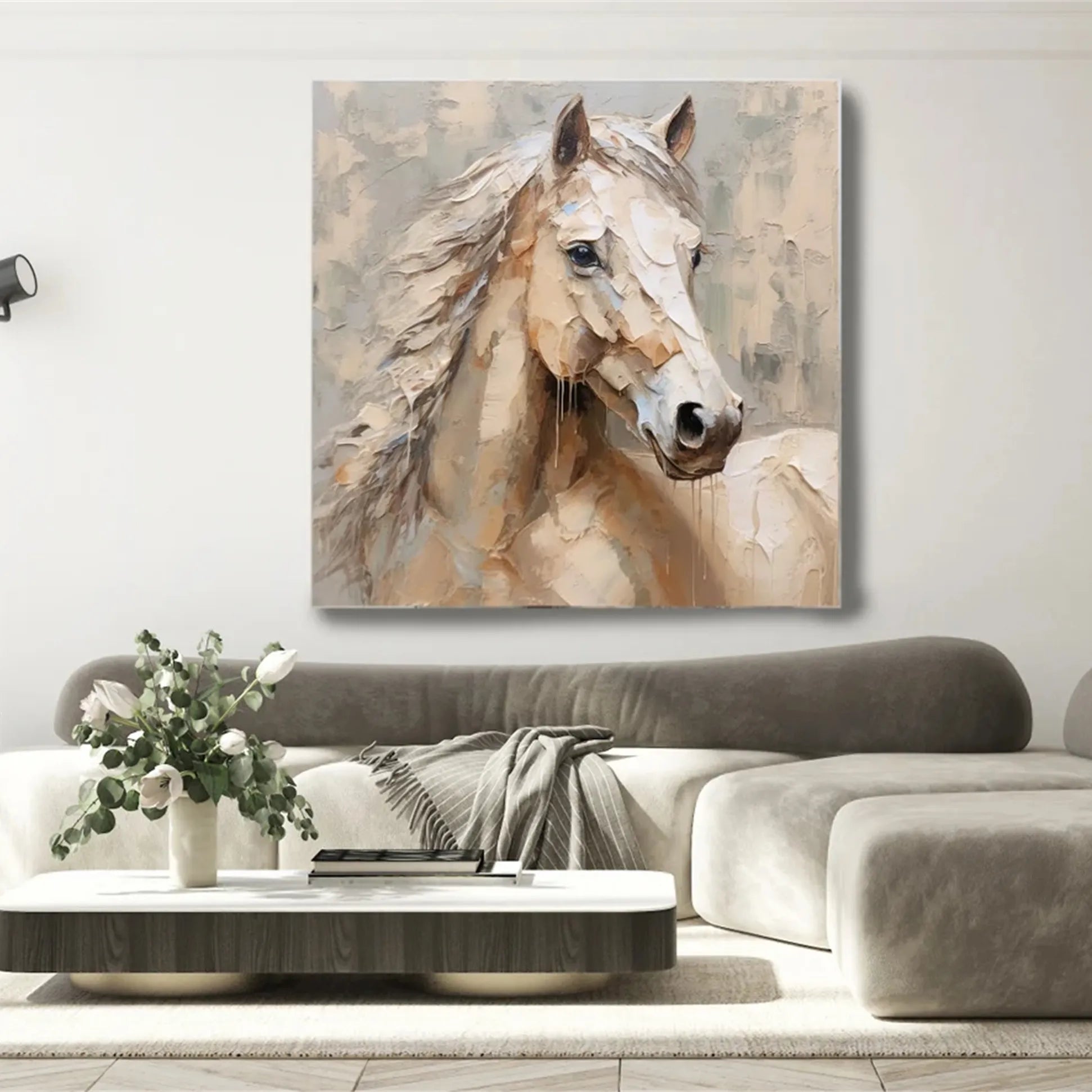 Animal Art Painting #AP008 - Handmade Canvas Wall Decor for Living Room, Bedroom & Office - Wildlife & Nature Inspired Home Decor