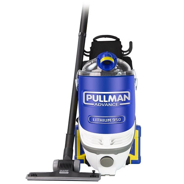Pullman Advance PL950 Lithium Battery Cordless Backpack Vacuum Cleaner - Powerful 18V Lightweight Cleaning for Home, Office & Car - Ideal for Hard Floors, Carpets & Pet Hair Removal