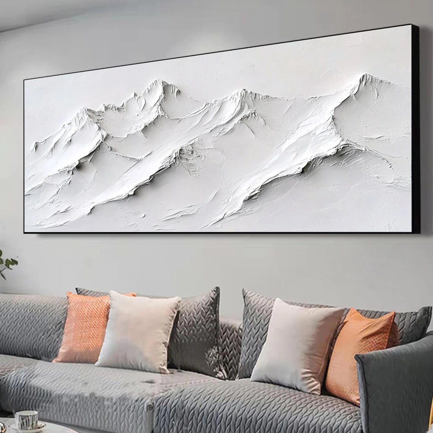 Minimalist Textured Plaster Art Painting - Modern Abstract Wall Decor #MM302 | Perfect for Living Room, Bedroom & Office
