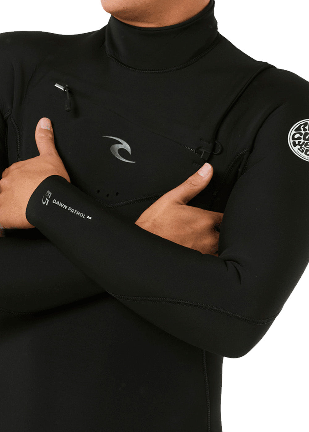 Rip Curl Men's Dawn Patrol 3/2mm CZ GBS Steamer Wetsuit for Surfing, Diving & Water Sports - Premium Neoprene Full Suit with GBS Seam Technology