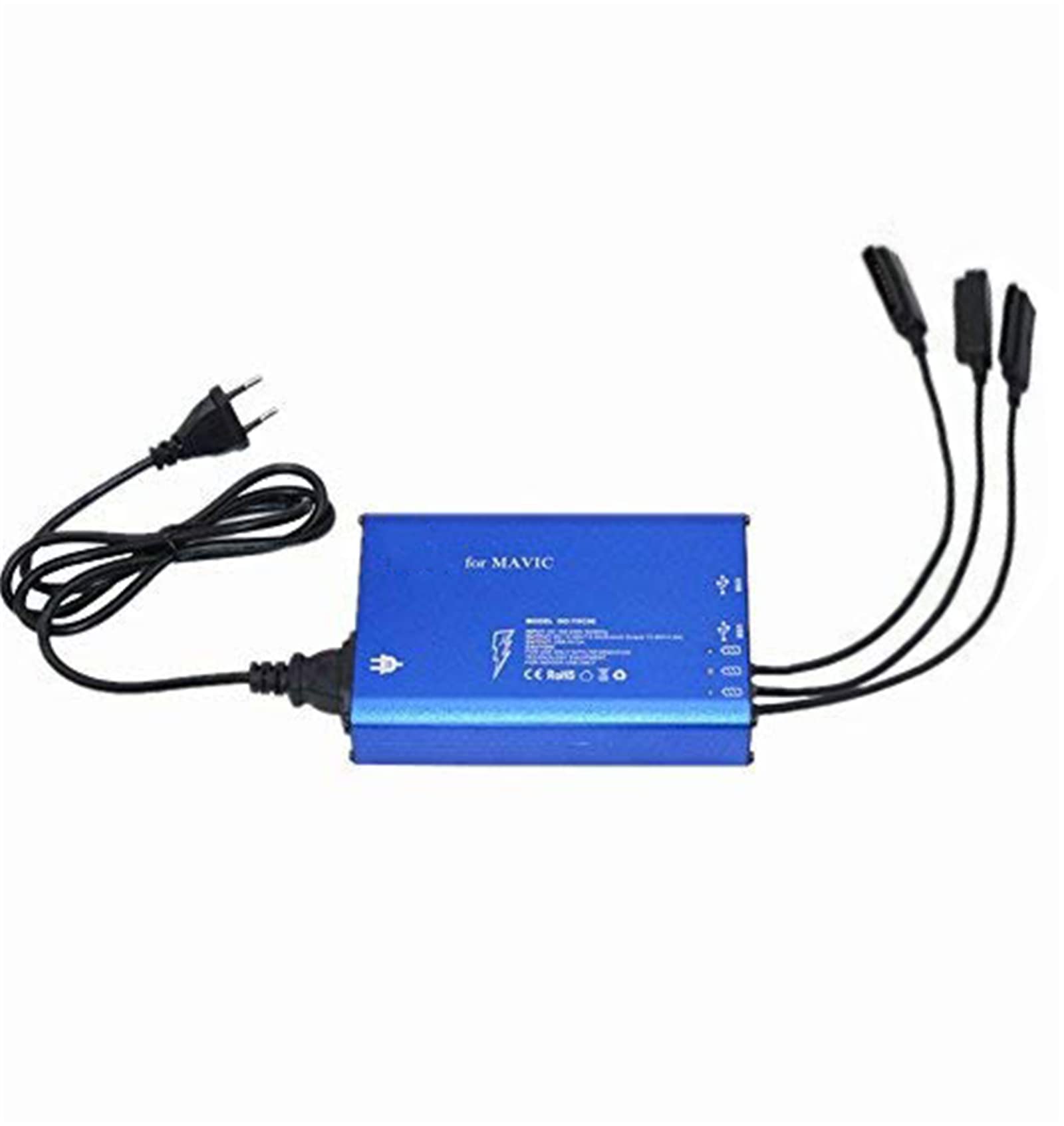 DJI Mavic Pro 5-in-1 Smart Battery Charger Hub - Fast Charging Station for Drone Batteries & Remote Controller - Perfect for Travel, Outdoor Adventures & Professional Aerial Photography