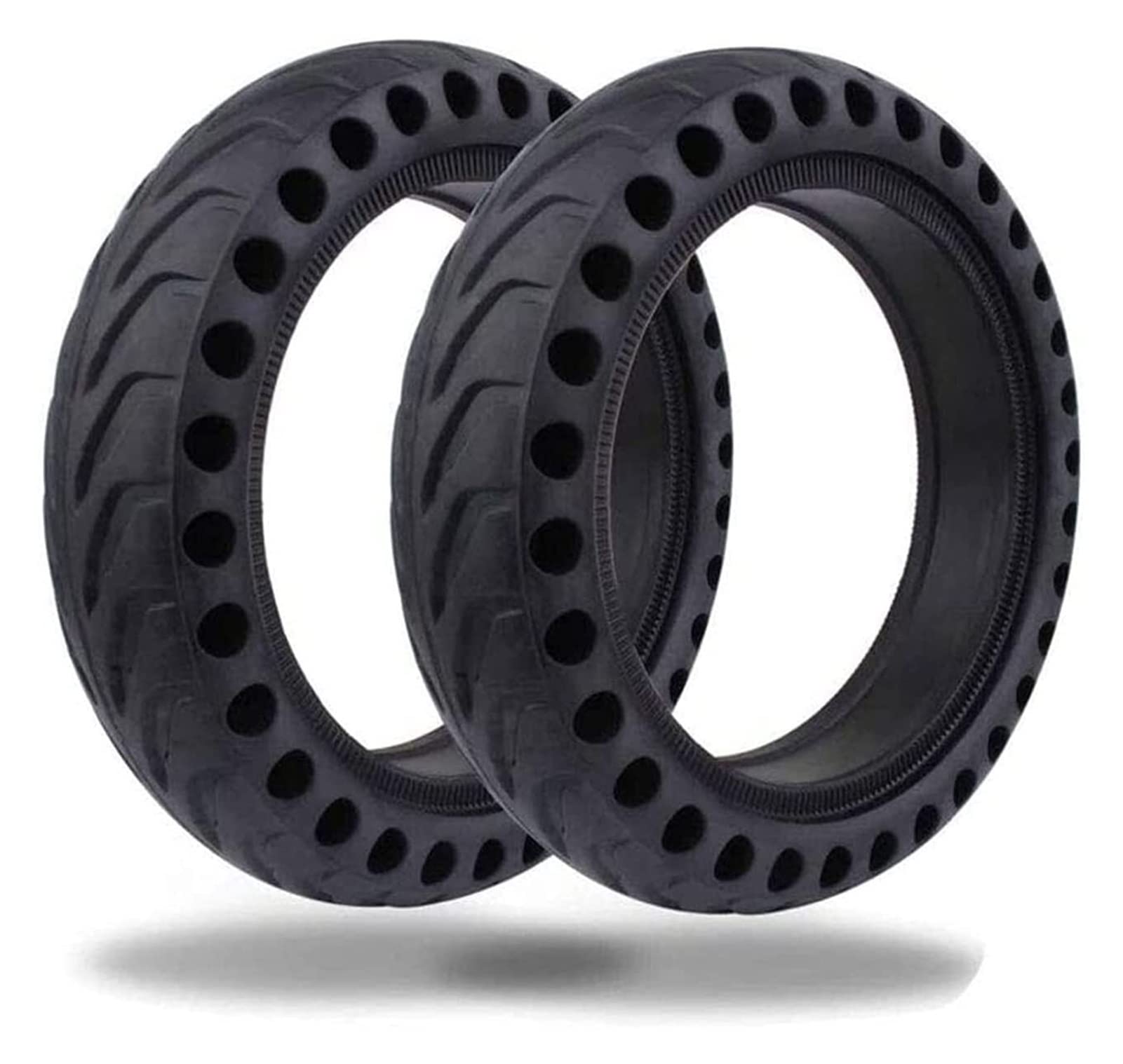 **8.5 Inch Solid Anti-Slip Electric Scooter Tires - Front & Rear Wheel Replacement Set (2 Pcs) for M365 - Explosion-Proof with Tire Levers - Perfect for Commuting & Urban Riding**