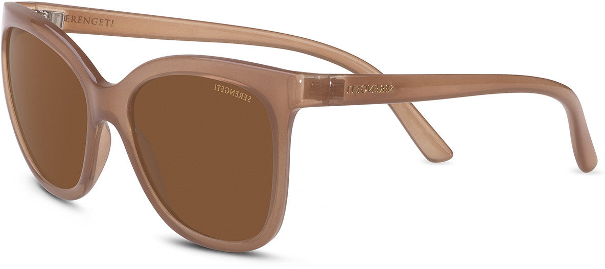 Serengeti Agata Sunglasses - Polarized UV Protection Aviator Style for Men & Women - Perfect for Driving, Travel, and Outdoor Adventures