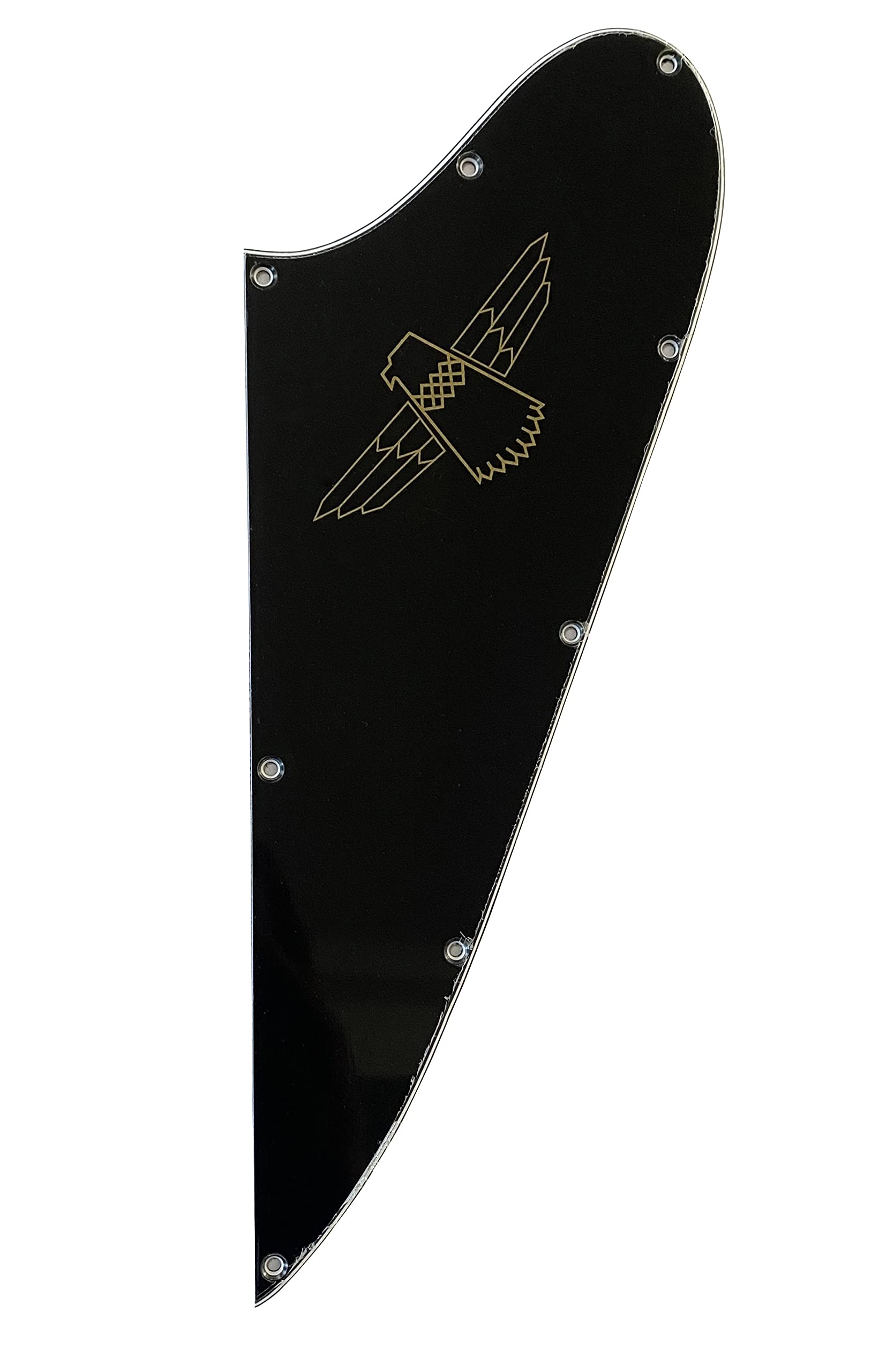Gibson Thunderbird & Firebird Guitar Pickguard - 3 Ply Black Replacement Part for DIY Guitar Repair & Customization | Perfect for Electric Guitar Upgrades & Maintenance