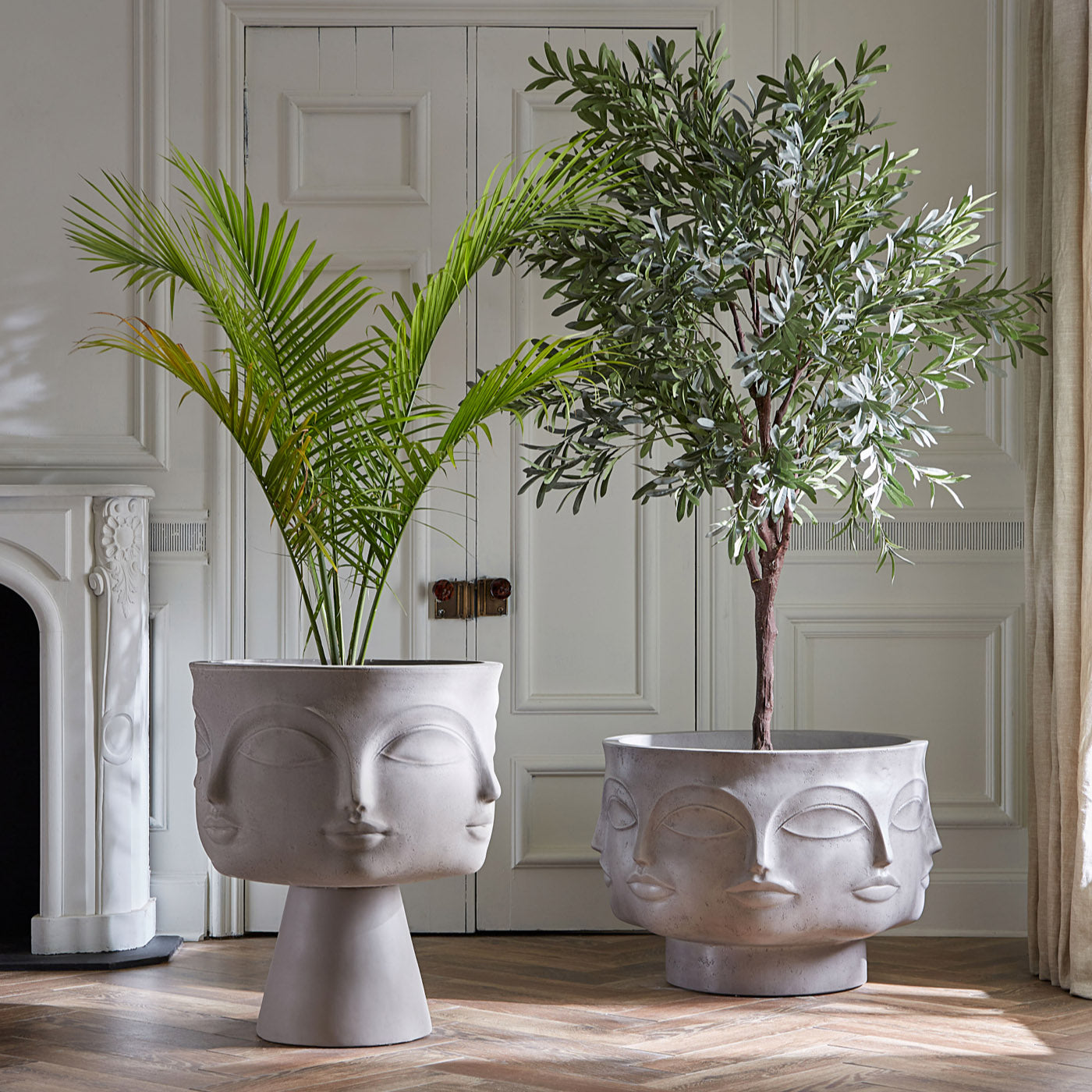 Dora Maar Ceramic Planter - Elegant Flower Pot for Indoor Plants, Succulents & Home Decor | Perfect for Living Room, Office & Garden Decorations