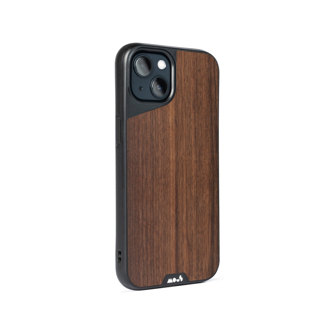 MagSafe® Compatible Walnut Phone Case for iPhone 14/13/12 Pro Max - Premium Wooden Protective Cover with Strong Magnetic Grip - Perfect for Work, Travel & Everyday Use
