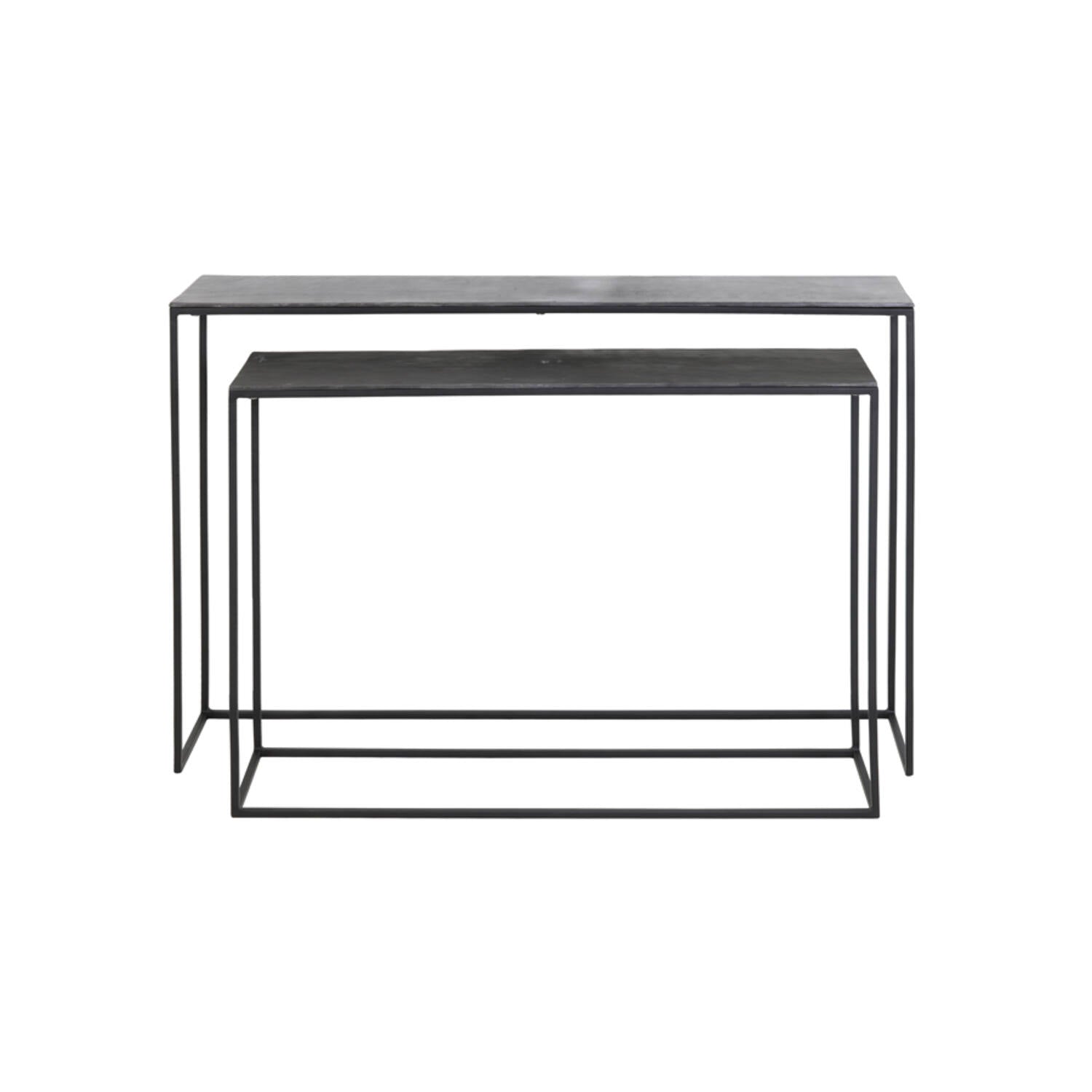 Boca Console Table - Black & Gold Finish - Elegant Entryway & Living Room Furniture for Home Decor