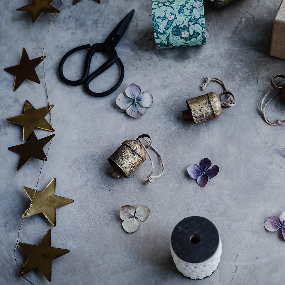 Mini Bell Ornament - Small Decorative Christmas Bells for Tree Decorations, Holiday Party Favors, and DIY Craft Projects