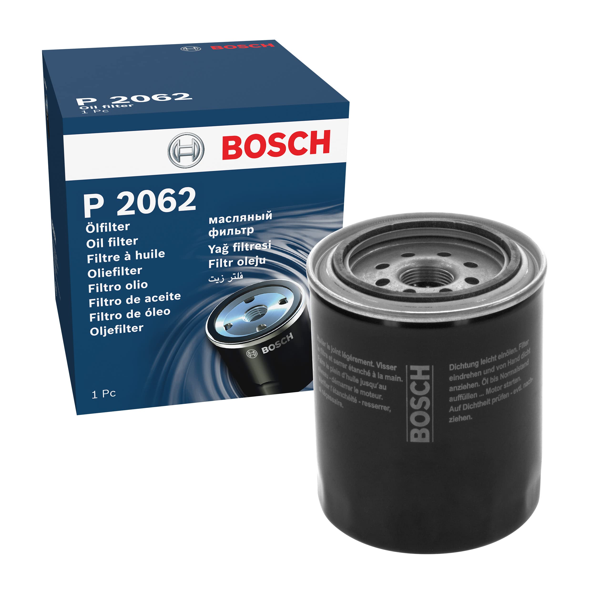 Bosch 0986452062 Oil Filter - Premium Engine Protection for Cars, Trucks & SUVs - Perfect for Regular Maintenance & Long-Lasting Performance