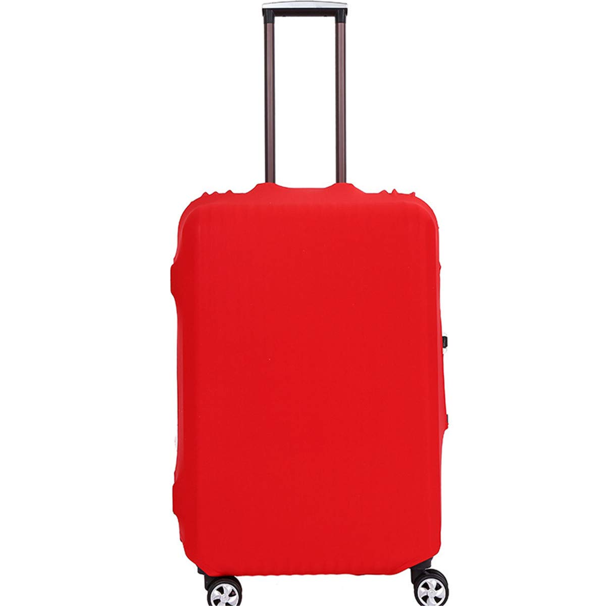 Durable Anti-Scratch Dustproof Luggage Cover for Travel Suitcases - Red, Large Size - Perfect for Airplane, Train & Business Trips