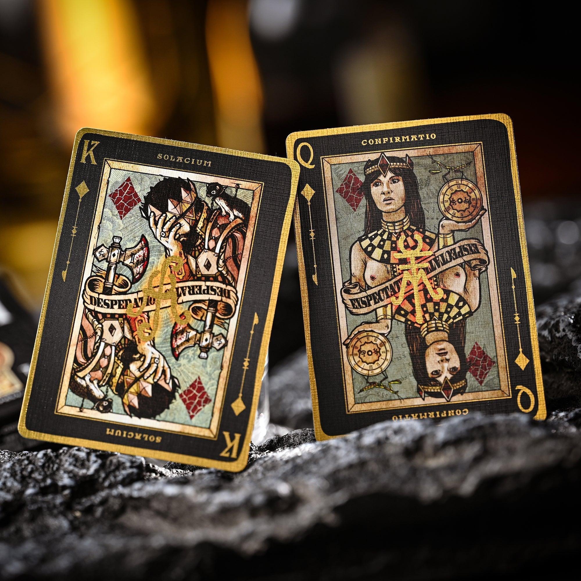 Black Requiem Counterspell Playing Cards - Premium Gothic Magic Themed Deck for Collectors & Card Games | Perfect for Poker, Magic Tricks & Game Nights