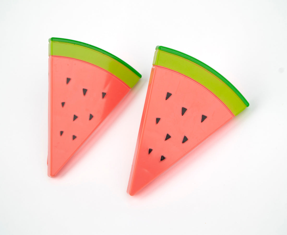 Waterproof Beach Towel Clips - Non-Slip Sandproof Towel Holders for Pool, Lounge Chair & Outdoor Use - Cute Watermelon Design Summer Essentials
