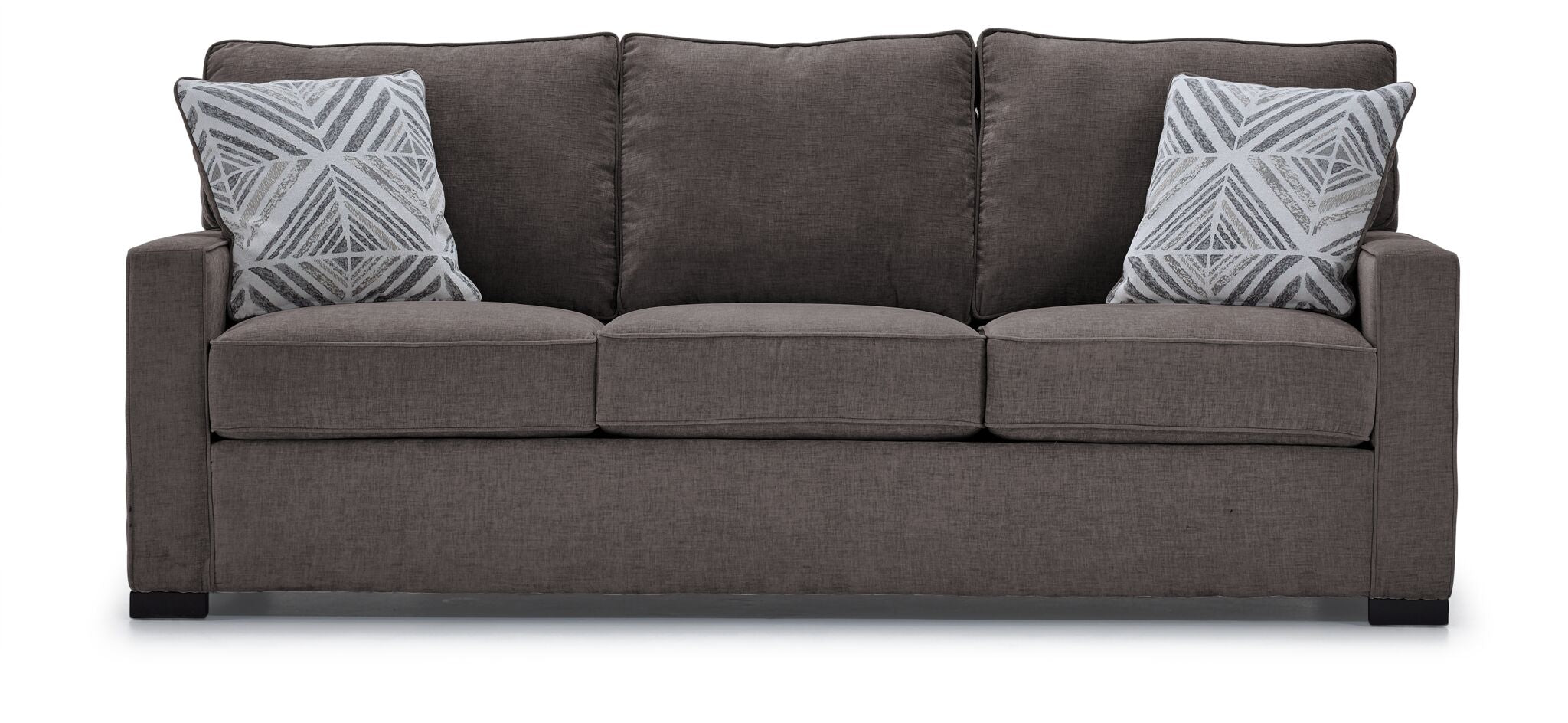 Charlotte Sofa in Pewter - Modern Living Room Furniture for Comfortable Seating & Stylish Home Decor